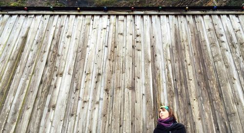 Close-up of wooden plank