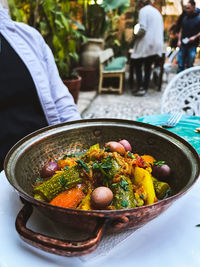 Ready to dig into a vegetarian tajine in fes, morocco