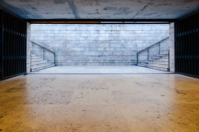 Empty corridor of building