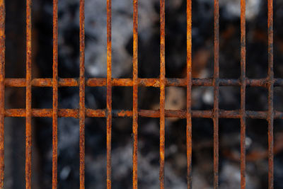 Full frame shot of metal grate