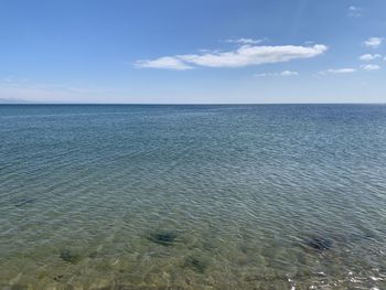 Blue ocean at chatham, cape cod.