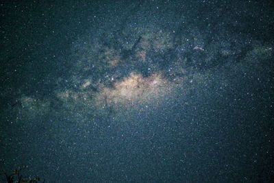 Low angle view of star field at night