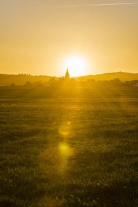 Scenic view of sunset