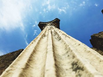 Low angle view of architectural column 