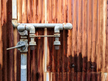 Close-up of door knocker