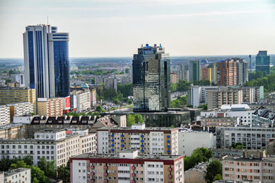 Cityscape against sky