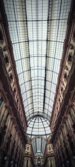 Low angle view of ceiling