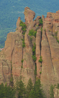 Rock formations at seaside