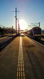 Railroad tracks