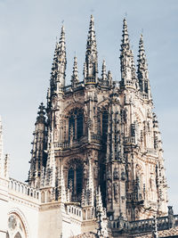 Low angle view of traditional building against sky