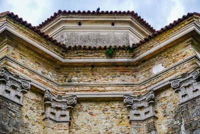 Low angle view of historical building