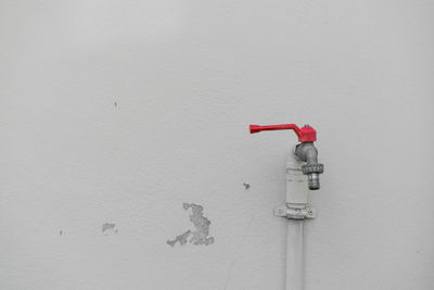 Close-up of red pipe