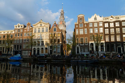 Reflection of buildings in canal