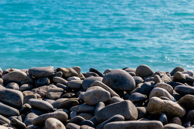 Rocks on sea shore