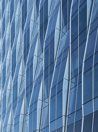 Low angle view of modern building against sky