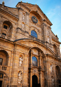 Low angle view of church