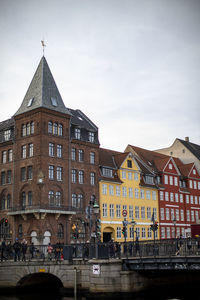 Buildings against sky in city