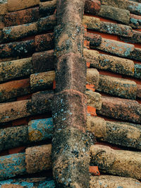 Full frame shot of weathered wall