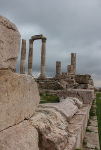 Old ruins against sky