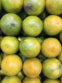 Full frame shot of oranges