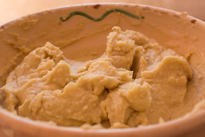 Close-up of ice cream in bowl