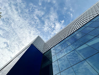 Low angle view of building against sky
