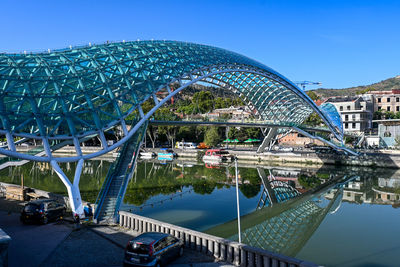 Bridge of peace in tbilisi, georgia