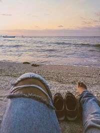 To escape and sit quietly on the beach - that's my idea of paradise.