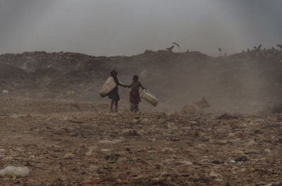 Landfill in new delhi india