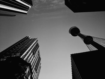 Low angle view of modern office building