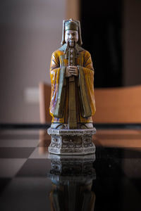 Close-up of statue of buddha