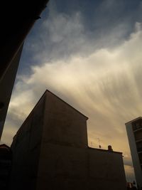 Low angle view of building against sky