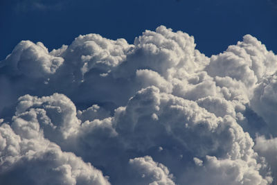 Low angle view of clouds in sky