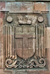 Full frame shot of old wooden door