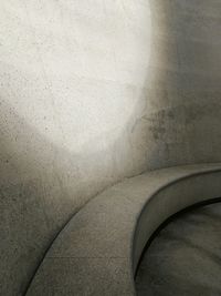 High angle view of shadow on floor