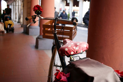 Close-up of bicycle