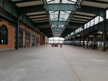 View of empty corridor