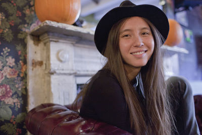 Portrait of a smiling young woman