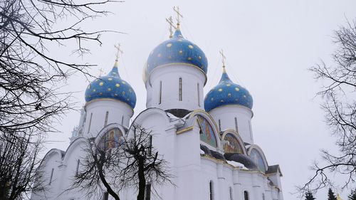 Low angle view of cathedral against sky