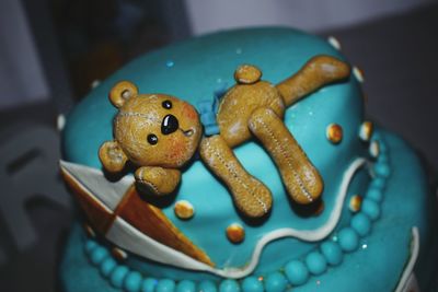 Close-up of dessert in plate