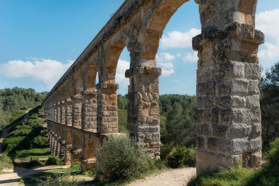 Old ruins against sky