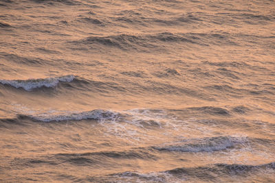 Full frame shot of sea during sunset