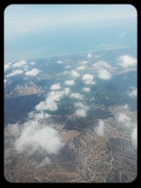 Aerial view of landscape
