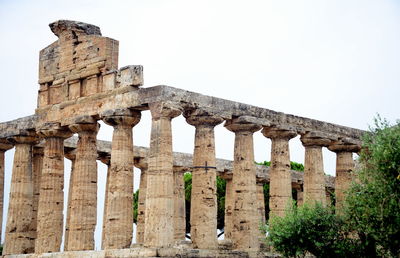 Temple of athena-paestum, an ancient city of magna graecia called by the greeks poseidonia 