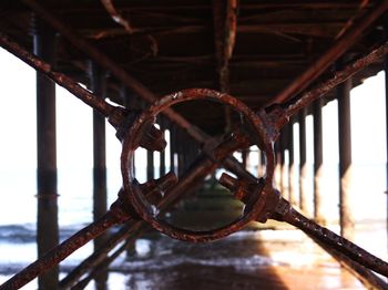 Close-up of rusty metal