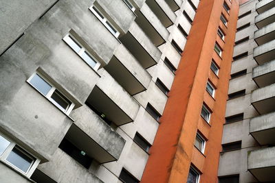 Low angle view of apartment building