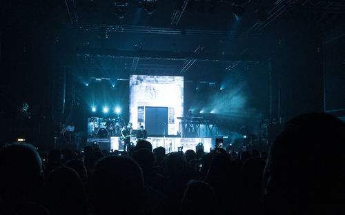 Crowd at music concert