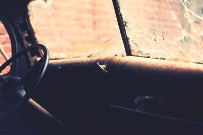 View of car on road