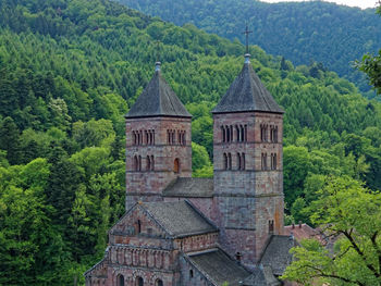 View of building on mountain