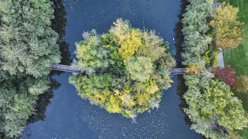 Scenic view of lake